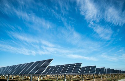 Solar photovoltaic farm — renewable investment and grid integration